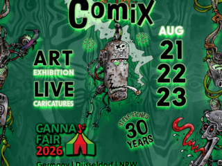 STONED COMiX auf der Cannafair 2026 – 30 Jahre Steve Stoned